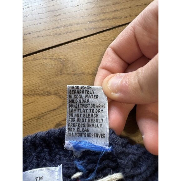 Signature By Northern Isles Cardigan Sweater Size‎ XL Hand Embroidered USA VTG - Picture 10 of 14